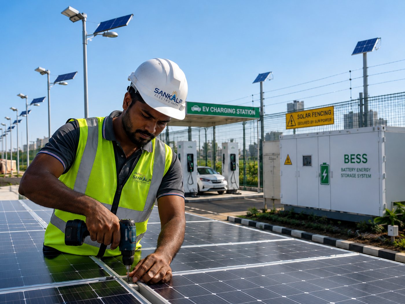 Solar panel installation